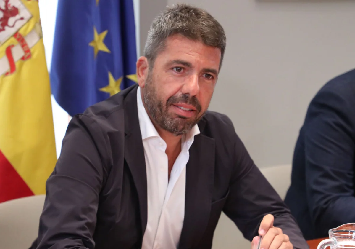 Imagen del presidente de la Generalitat Valenciana, Carlos Mazón