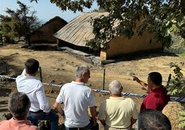 Junta, Ayuntamiento de Candeleda y Diputación de Ávila se comprometen a recuperar el castro afectado por el incendio