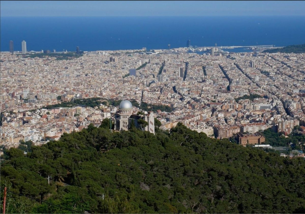 Vista aérea de Barcelona