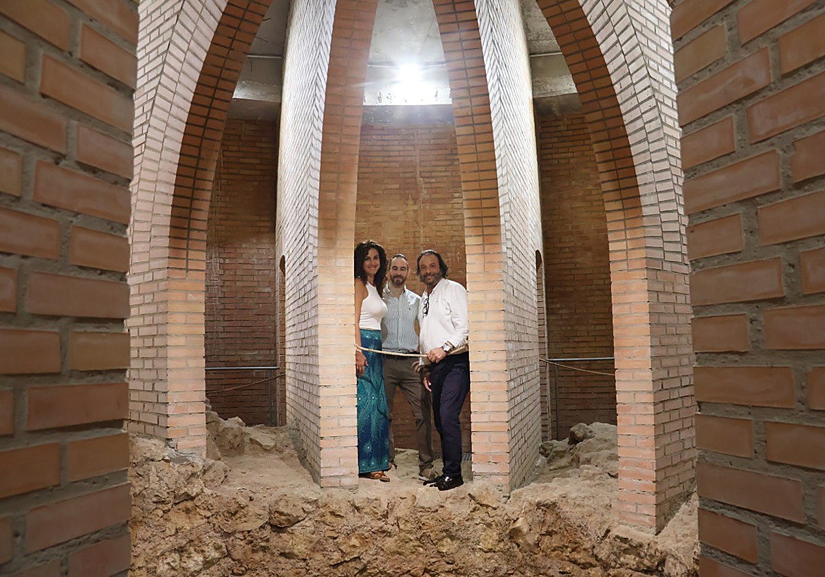 Imagen del interior de uno de los mausoleos romanos de Córdoba