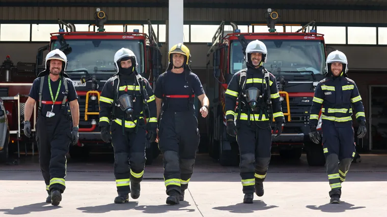 Equipo de guardia de la dotación de bomberos