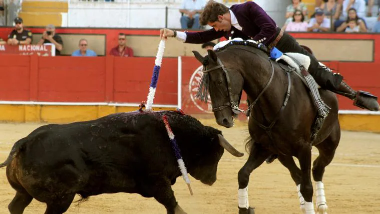 Guillermo Hermosos de Mendoza ha cuajado una gran actuación en Cabra