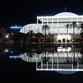 El Palau de la Música estrena una iluminación ornamental más eficiente gracias a un convenio con la Fundación Iberdrola España