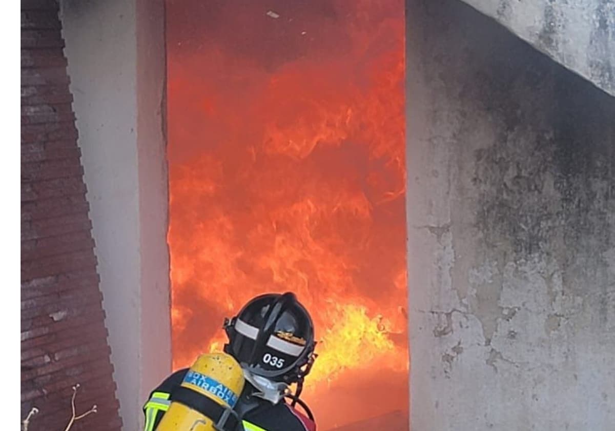 Foto de archivo de una actuación de los bomberos del Consorcio Provincial