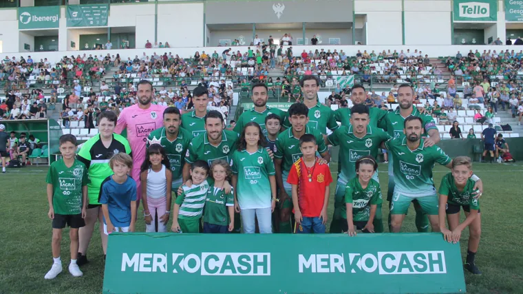 Once inicial del CD Toledo en su partido frente al Atlético Albacete