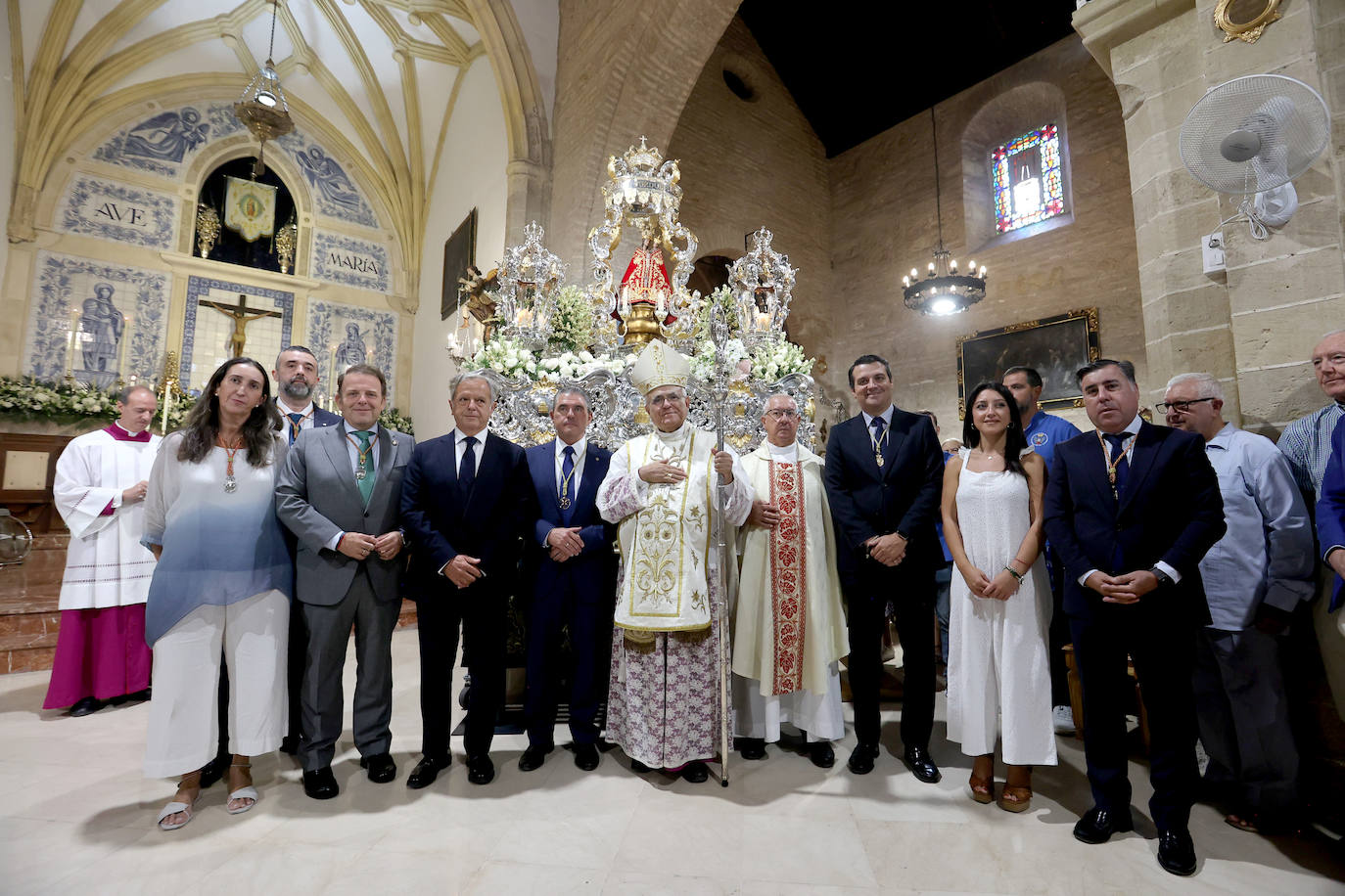 La solemne misa por el día de la Virgen de la Fuensanta, en imágenes