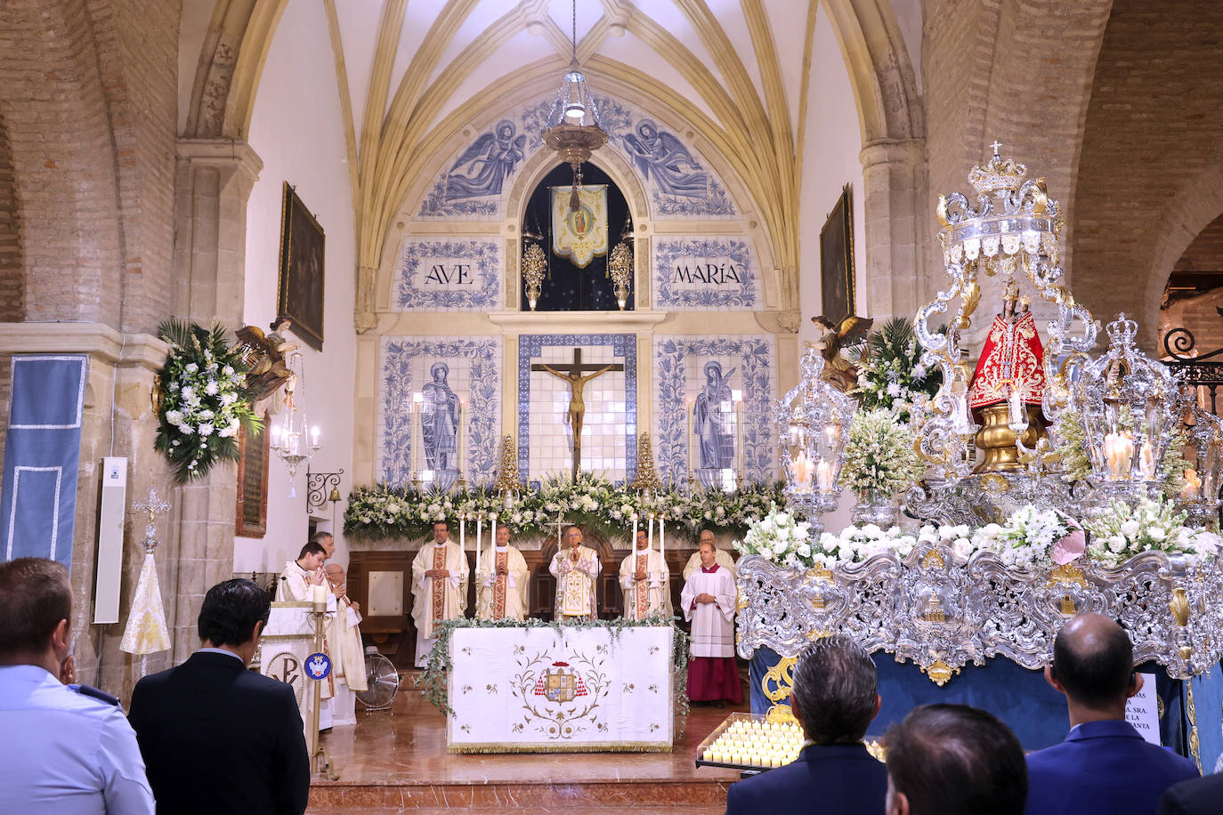 La solemne misa por el día de la Virgen de la Fuensanta, en imágenes