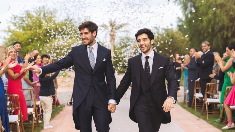 La boda con glamour y personalidades del portavoz del Ayuntamiento de Valencia Juan Carlos Caballero y Javier Zamora