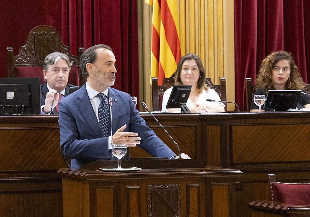 El presidente del Parlament balear, Gabriel Le Senne.