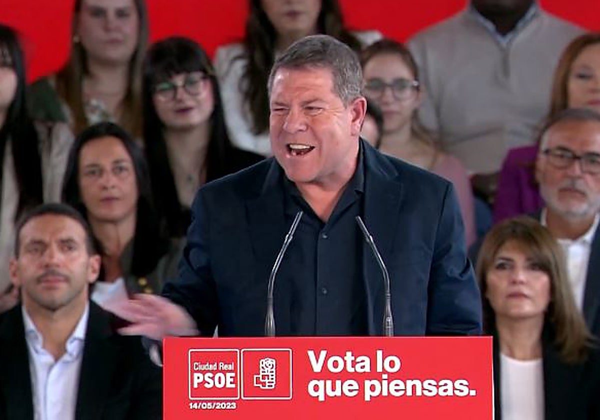 García-Page en una de sus últimas intervenciones en el Comité Federal del PSOE