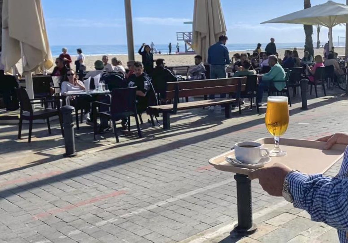 Imagen de archivo de la terraza de un restaurante ajeno a esta noticia