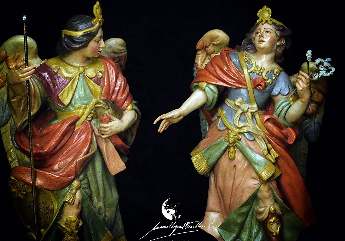 Las dos nuevas imágenes de San Rafael y San Gabriel