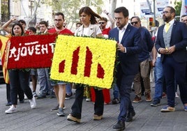 El independentismo afronta con división la primera Diada con el secesionismo fuera del Govern