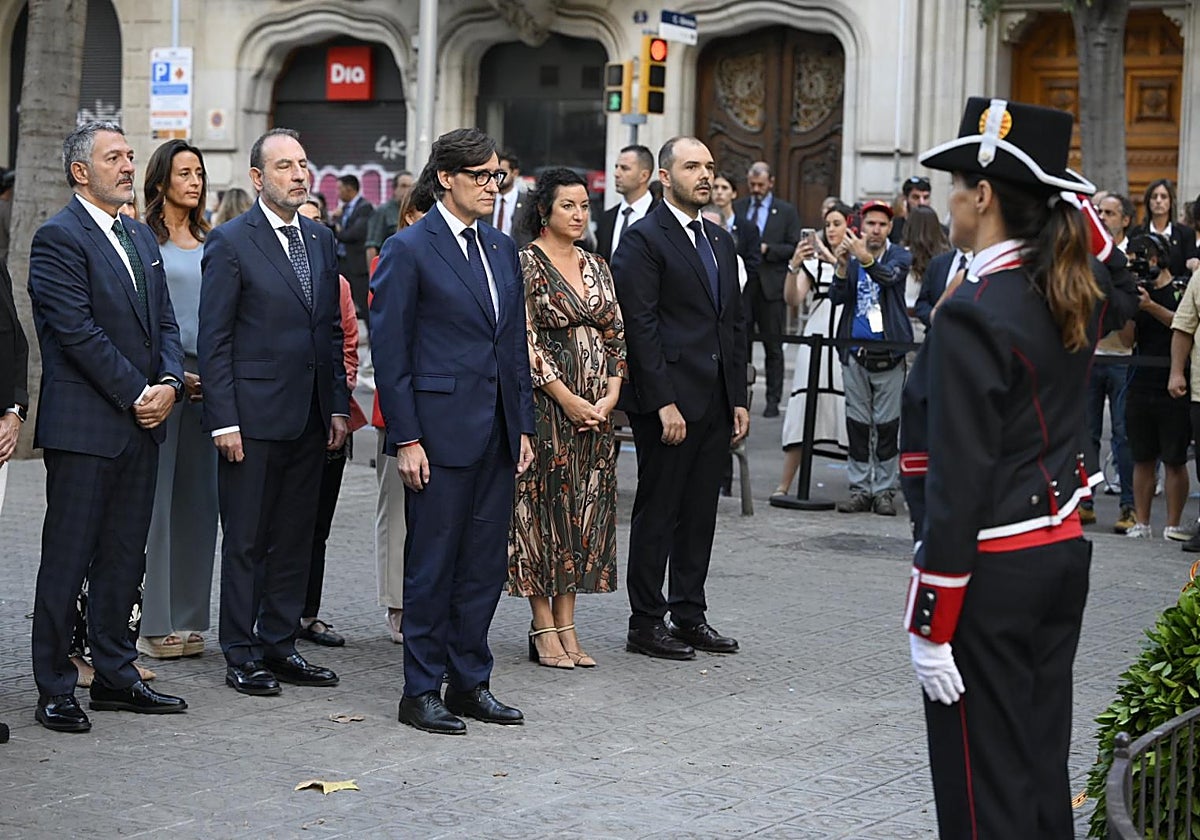 El Govern, con Salvador Illa al frente