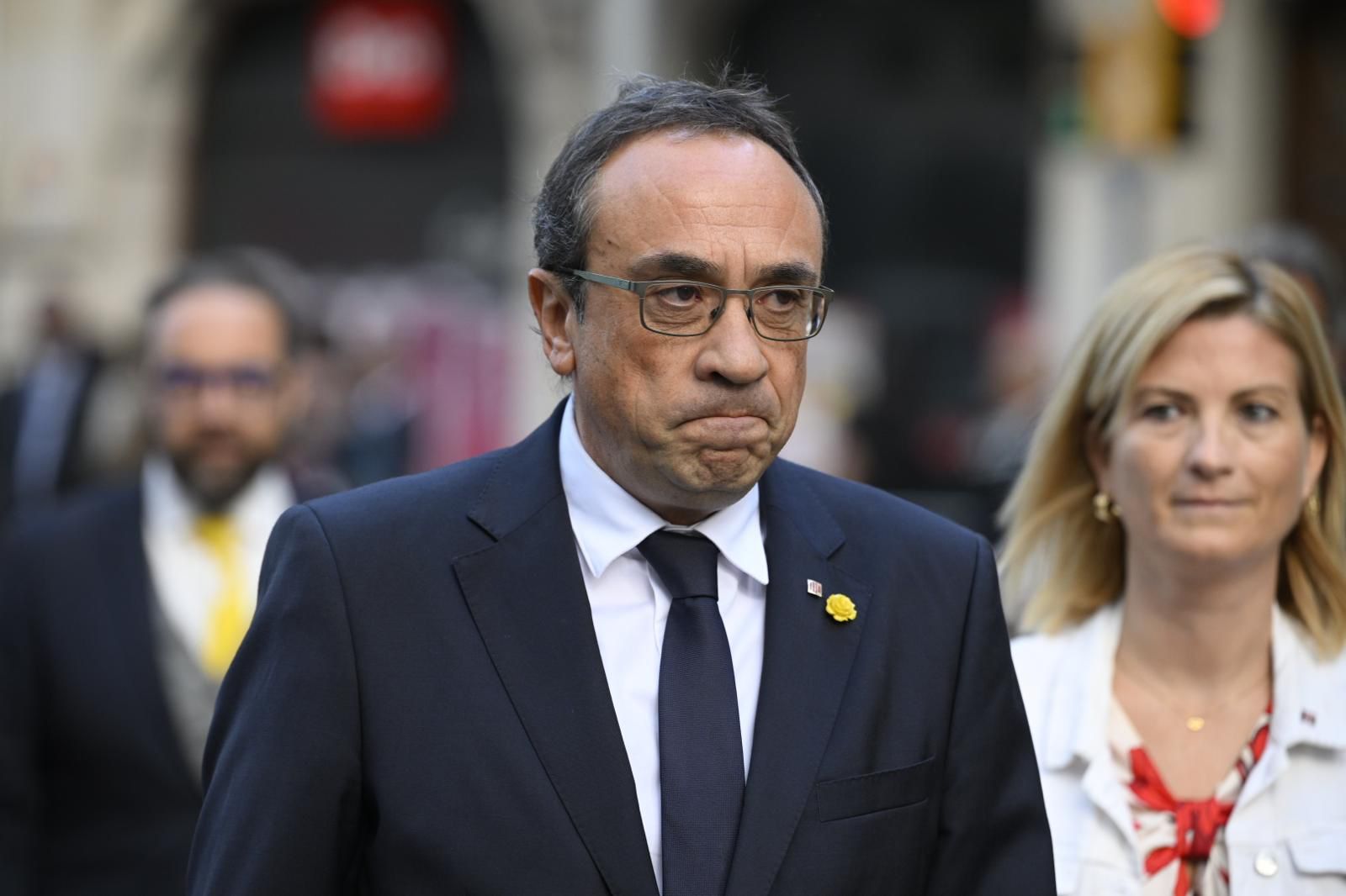 El presidente de la Mesa del Parlament, Josep Rull