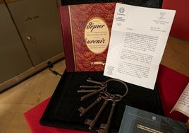 El juego de llaves de las casas de sefardíes expulsados de Toledo que custodia ahora el Instituto Cervantes