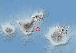 El volcán de Enmedio sigue sacudiendo Canarias con más de una treintena de terremotos