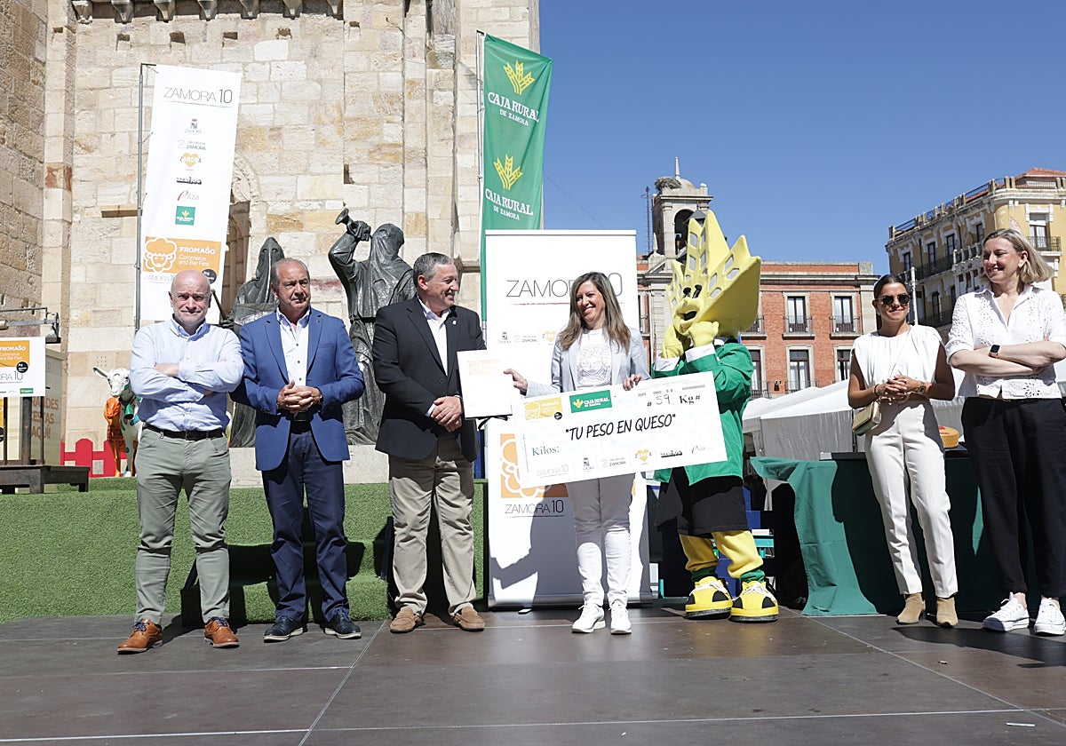 Entrega de premios del Fromago Commerce and Bar Fest, iniciativa promovida por Zamora10, en el marco de la II Feria Internacional del Queso 'Fromago Cheese Experience'.