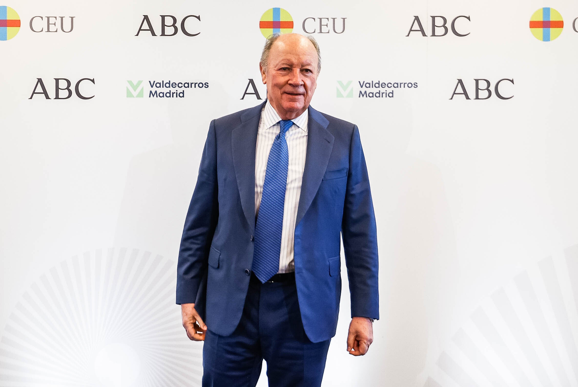 Jaime Real de Asúa, presidente de Elecnor, posa a su llegada al Foro ABC.