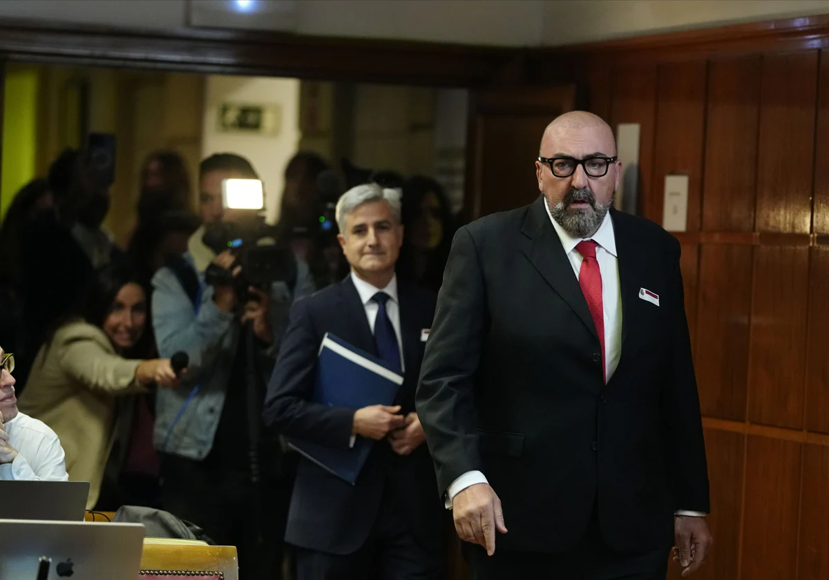 Koldo García en la comisión del Senado