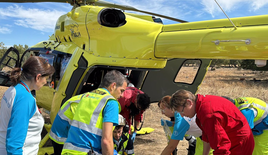 Herido muy grave un chico de 15 años al electrocutarse al tocar una torre de alta tensión en Galapagar