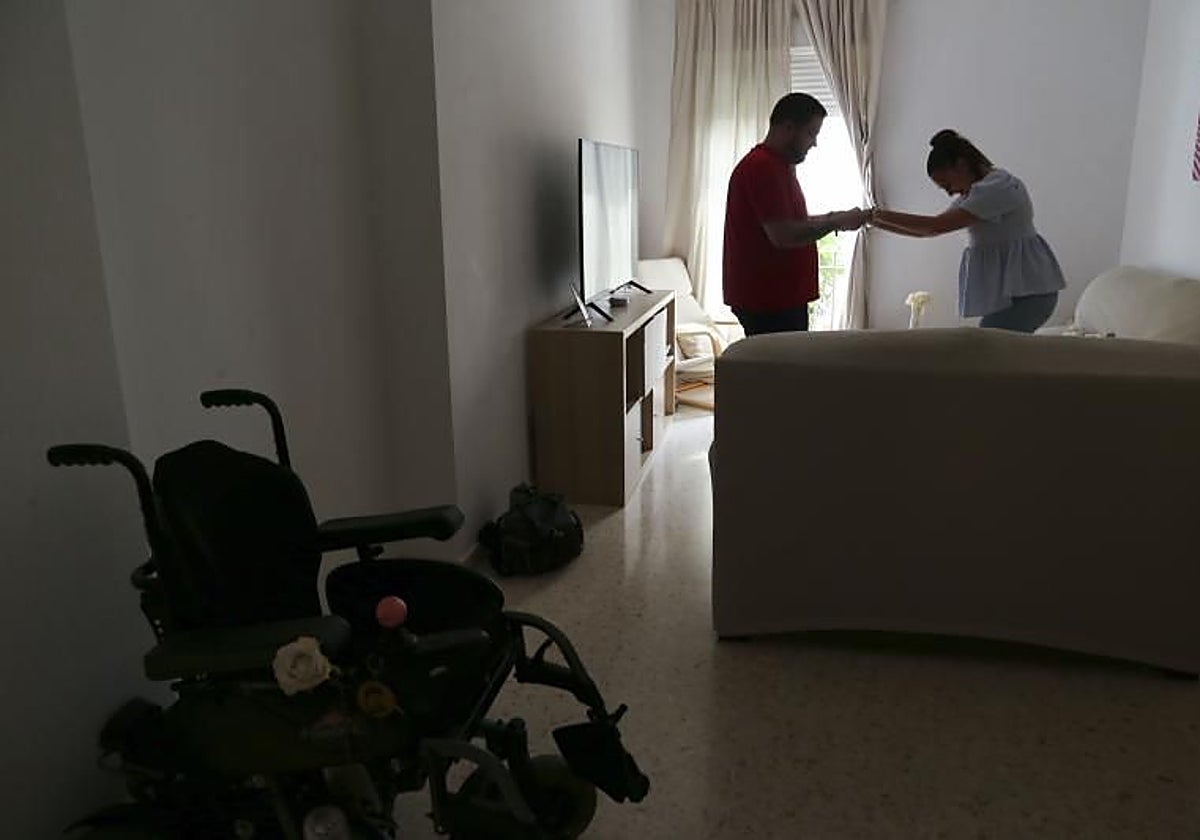 Domicilio de una enferma de ELA