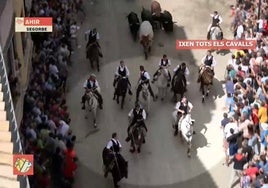 Audiencias de À Punt: más de 275.000 espectadores vieron la Entrada de Toros y Caballos de Segorbe