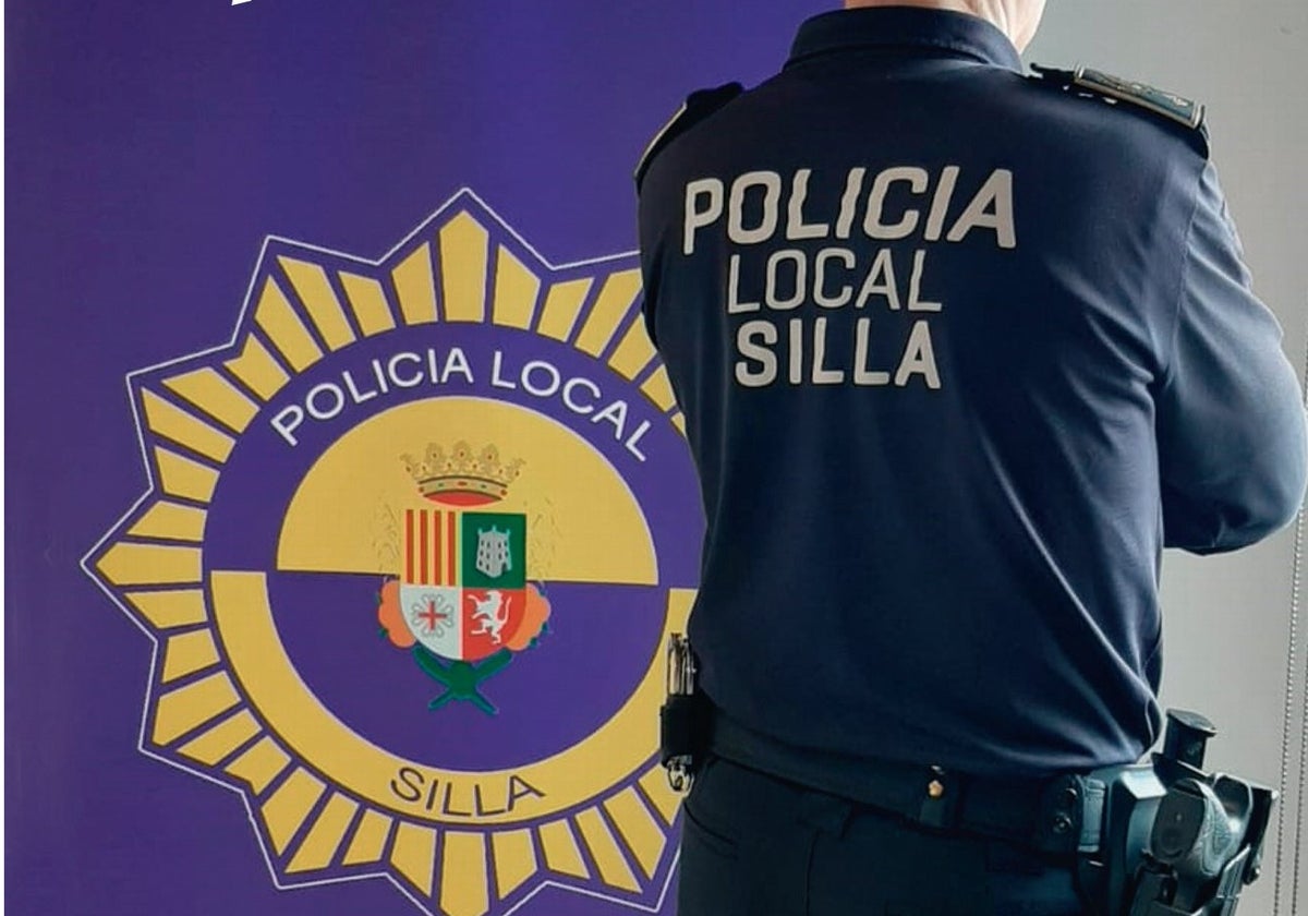 Imagen de archivo de un agente de la Policía Local de Silla difundida por el Ayuntamiento en sus redes sociales