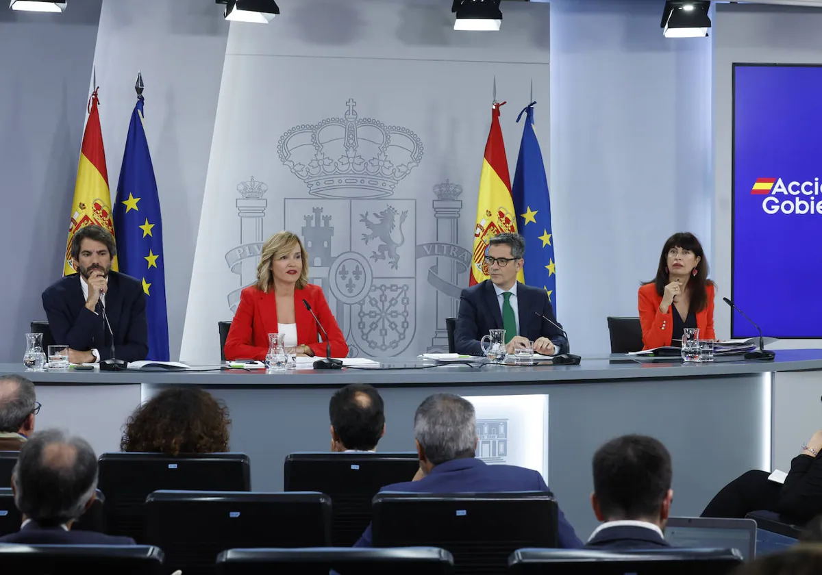 Rueda de prensa posterior al Consejo de Ministros de este martes