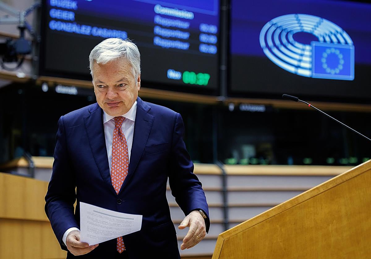 El comisario europeo de Justicia, Didier Reynders.