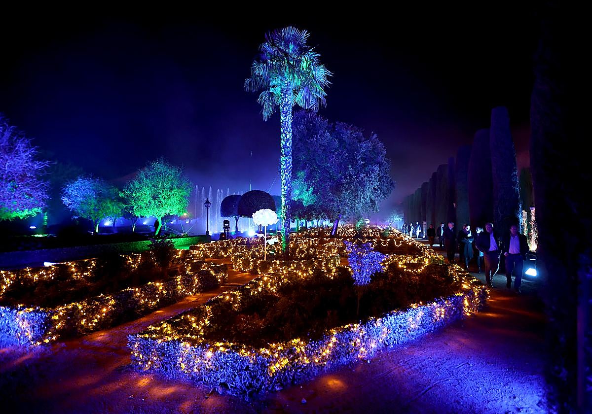 Imagen del espectáculo nocturno del Alcázar, ofrecido por Letsgo