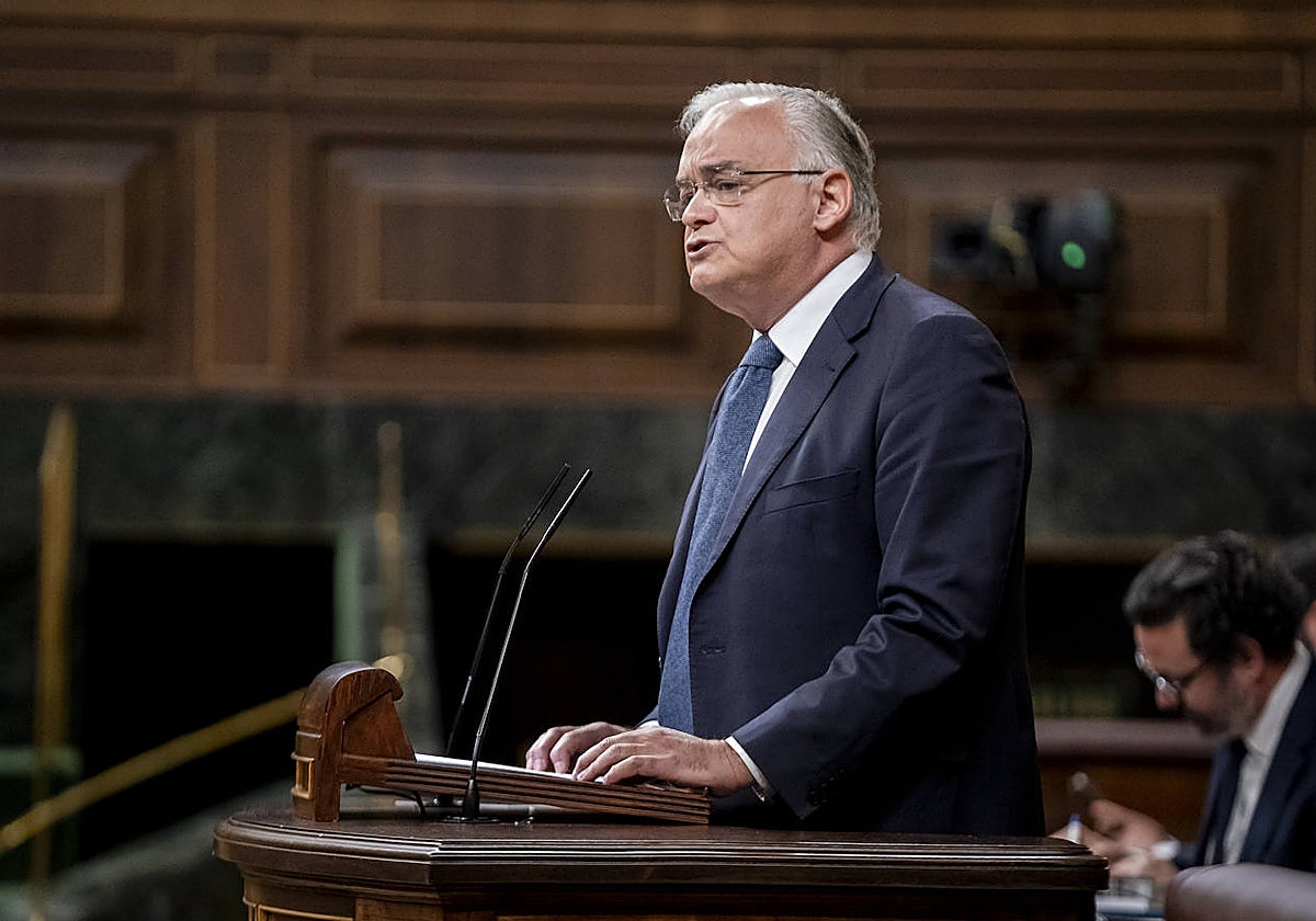 El vicesecretario de Institucional del PP, Esteban González Pons, interviene en el Congreso
