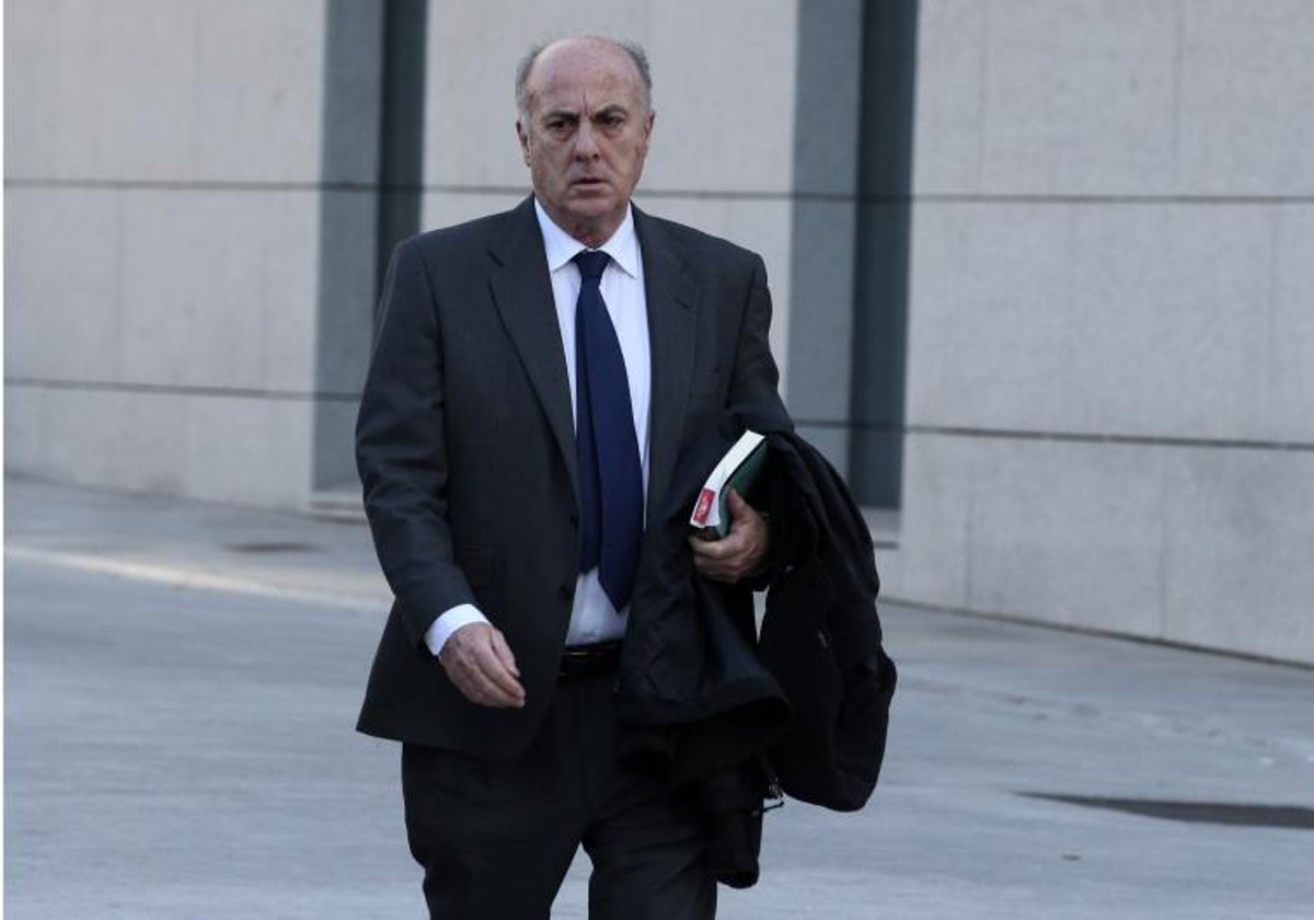 El juez García Castellón a la salida del la Audiencia Nacional