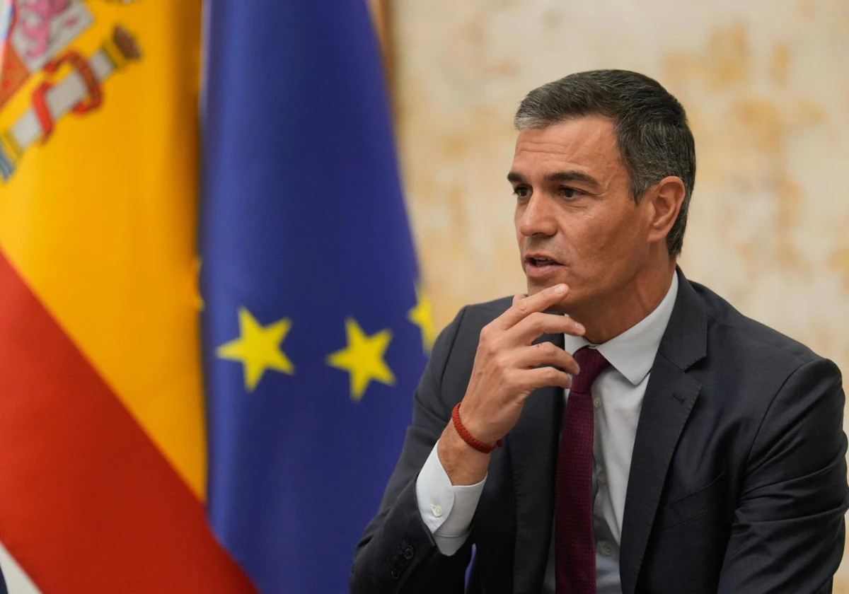 El presidente del Gobierno, Pedro Sánchez