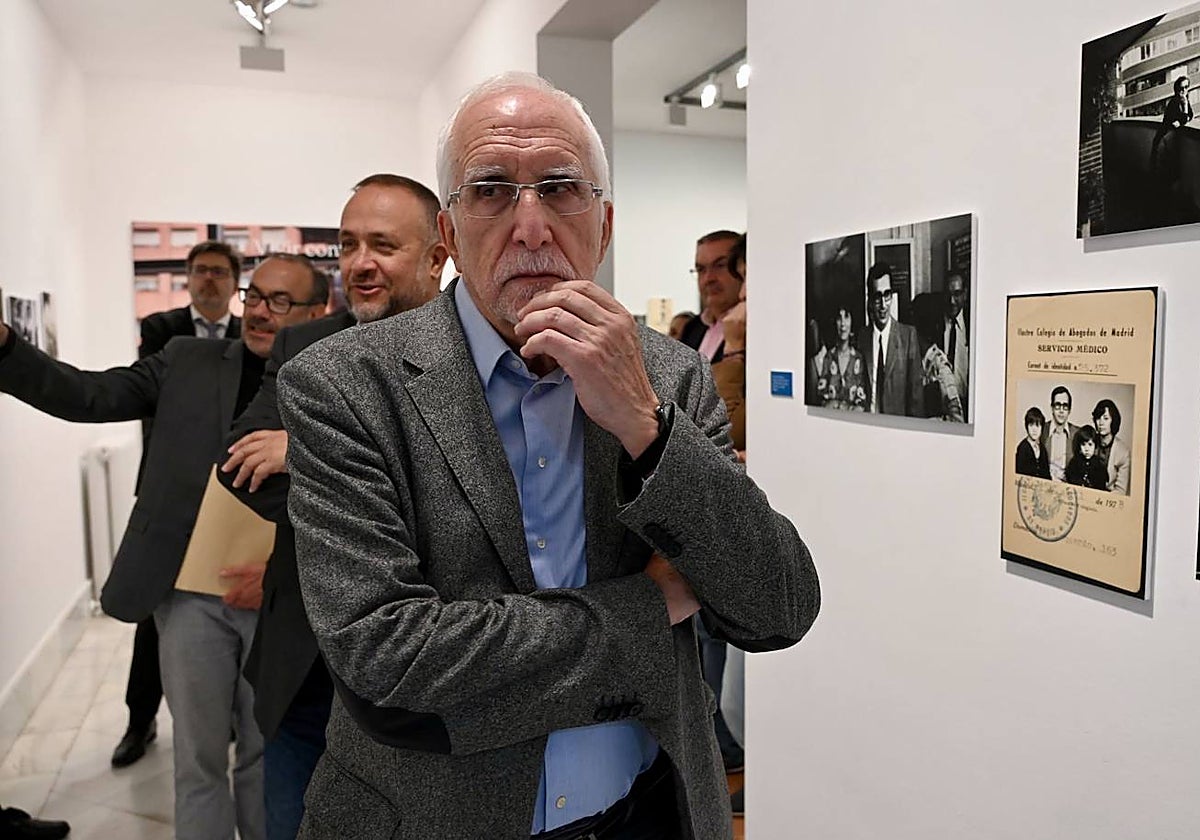 Inauguración de la exposición 'Vivir contando', dedicada a Luis Mateo Díez