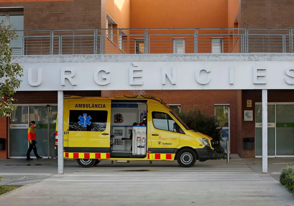 Exterior de un hospital catalán