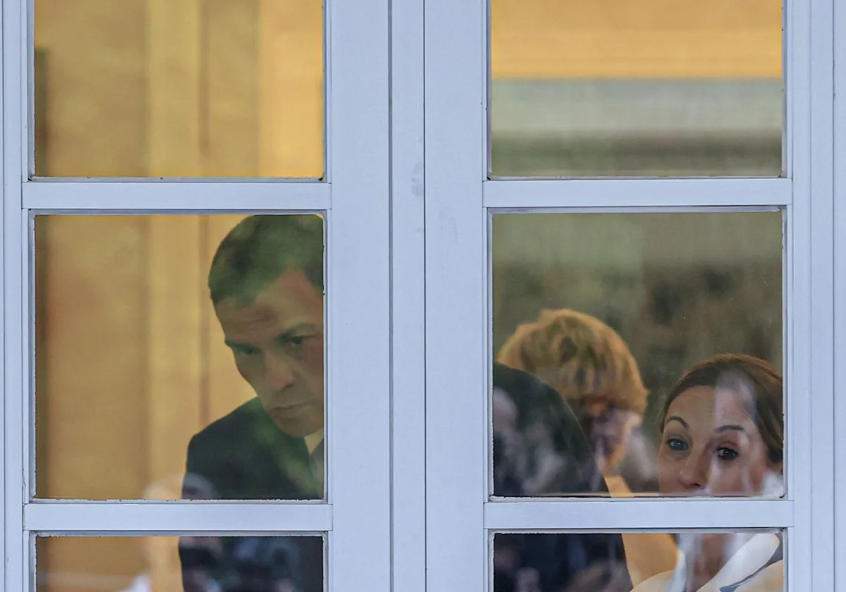 El presidente del Gobierno, Pedro Sánchez, en La Moncloa