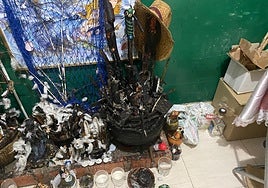 Hallan dos locales de santería con altares para sacrificar animales en Usera