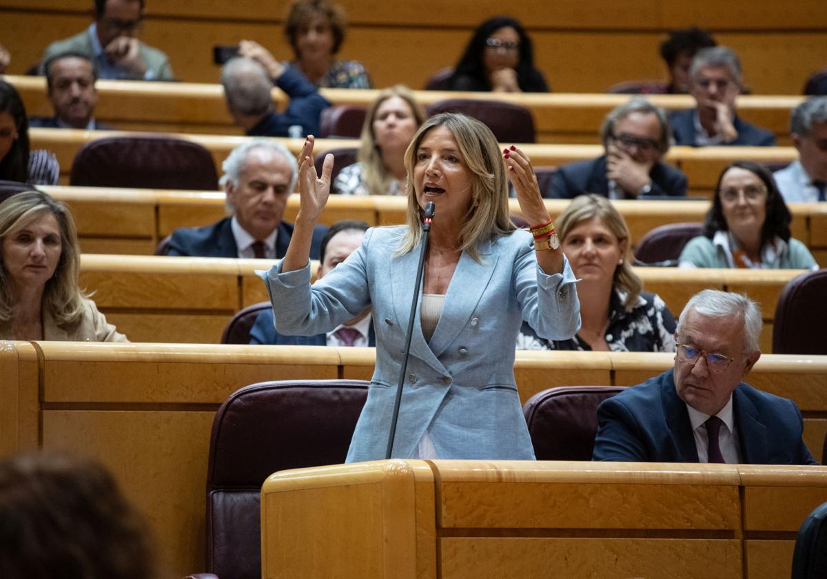 Alicia García, portavoz del PP en el Senado