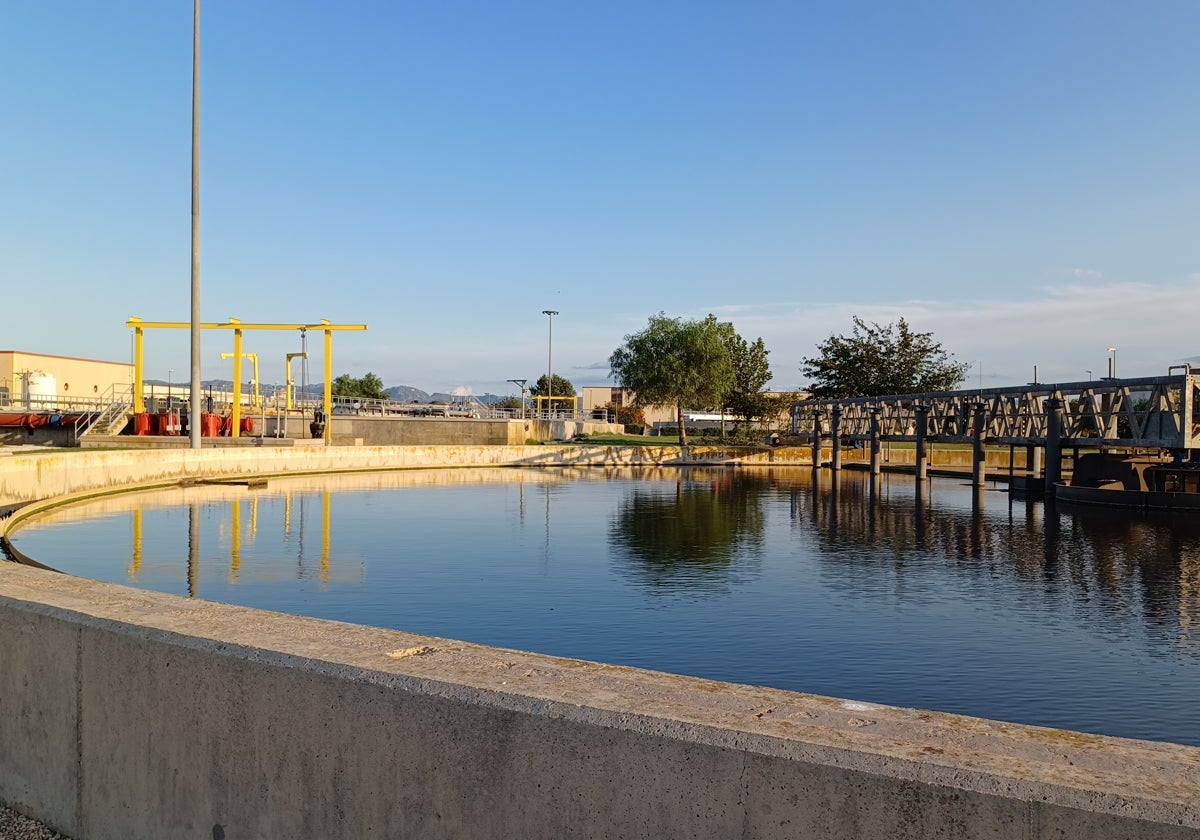 Imagen de la Estación Depuradora de Aguas Residuales (EDAR) de Alzira