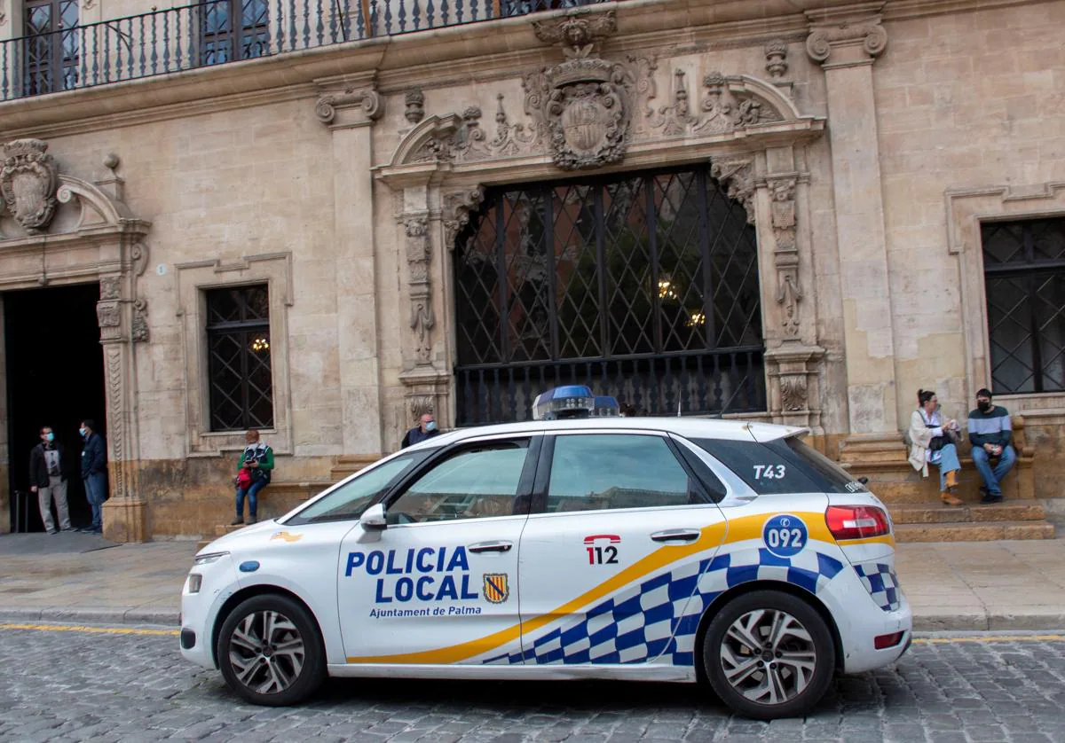 Imagen de archivo de la Policía local en Palma de Mallorca