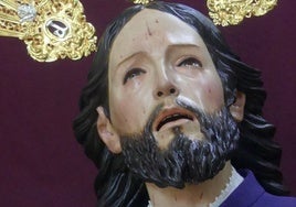 El Señor del Huerto de Córdoba recupera el sudor de sangre tras su restauración