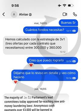 Imagen - Alvise Pérez al empresario que le pagó: «En cash es irrastreable, sí»