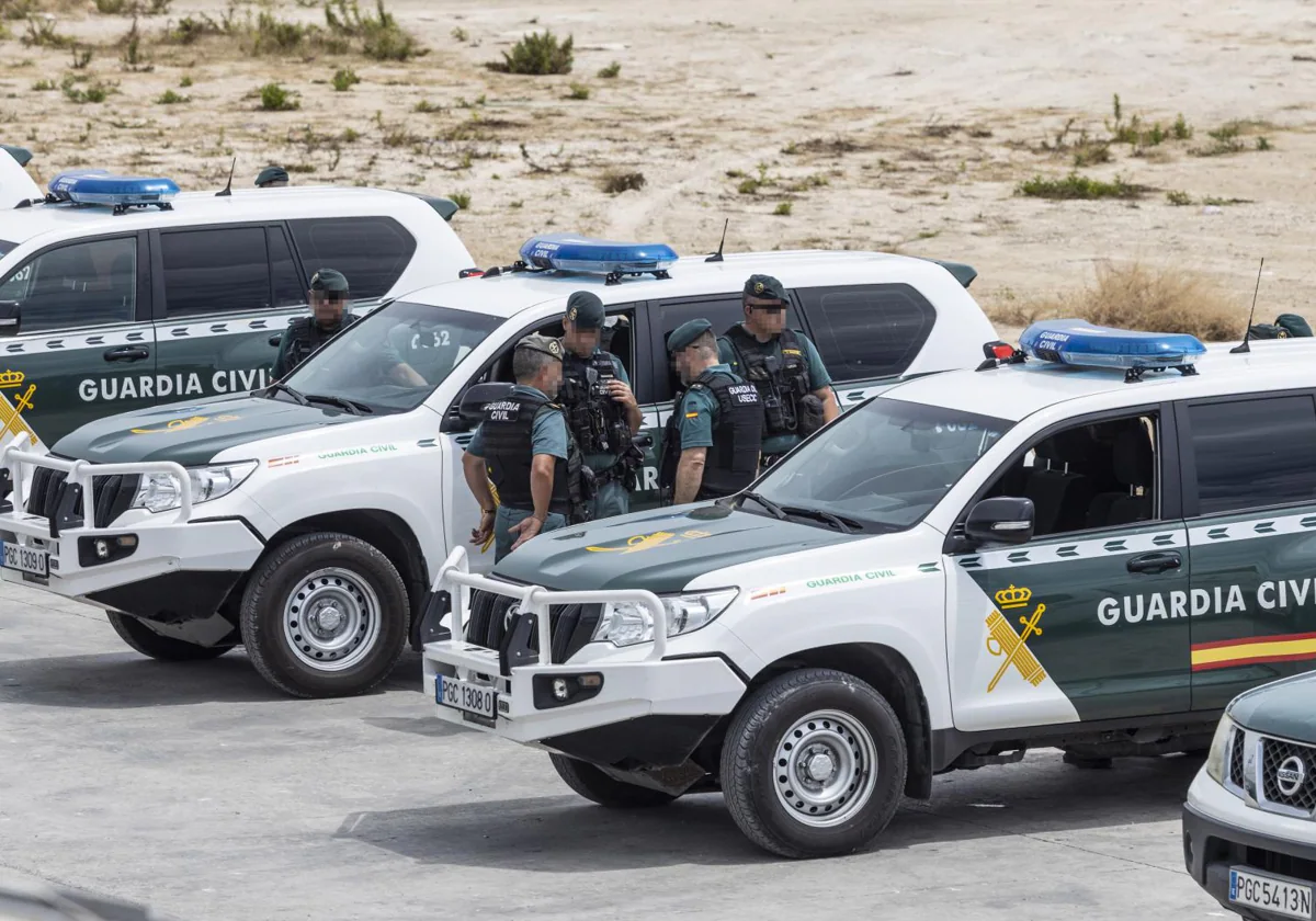 Imagen de archivo de agentes de la Guardia Civil