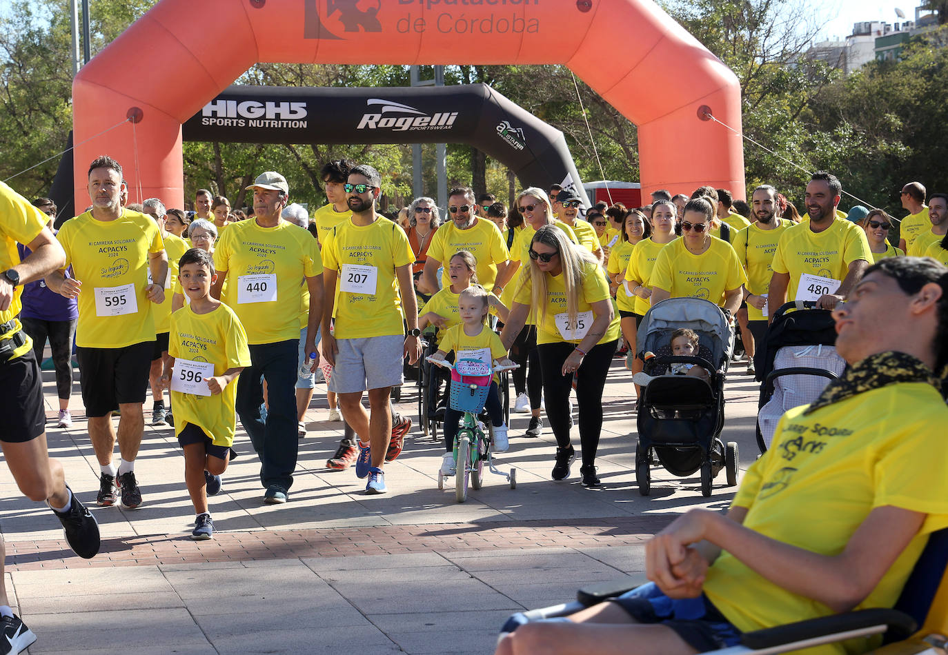 En imágenes, la solidaria carrera de la Asociación Cordobesa de Parálisis Cerebral