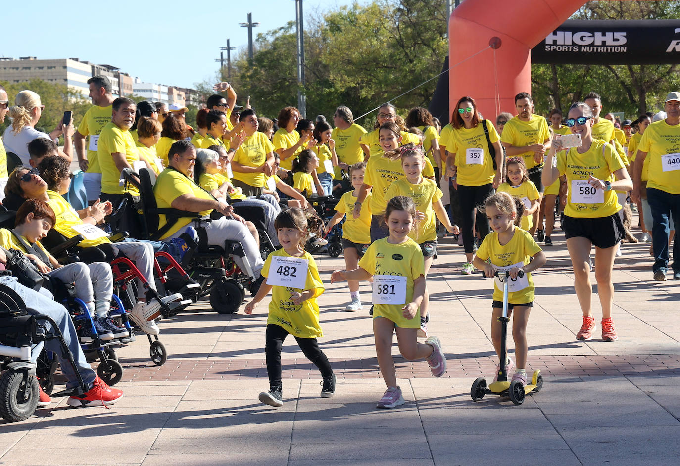 En imágenes, la solidaria carrera de la Asociación Cordobesa de Parálisis Cerebral