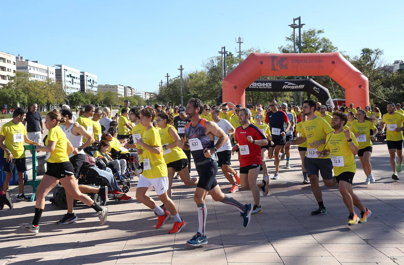 En imágenes, la solidaria carrera de la Asociación Cordobesa de Parálisis Cerebral