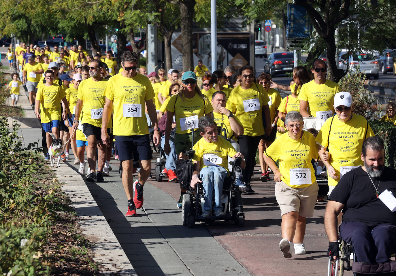 En imágenes, la solidaria carrera de la Asociación Cordobesa de Parálisis Cerebral