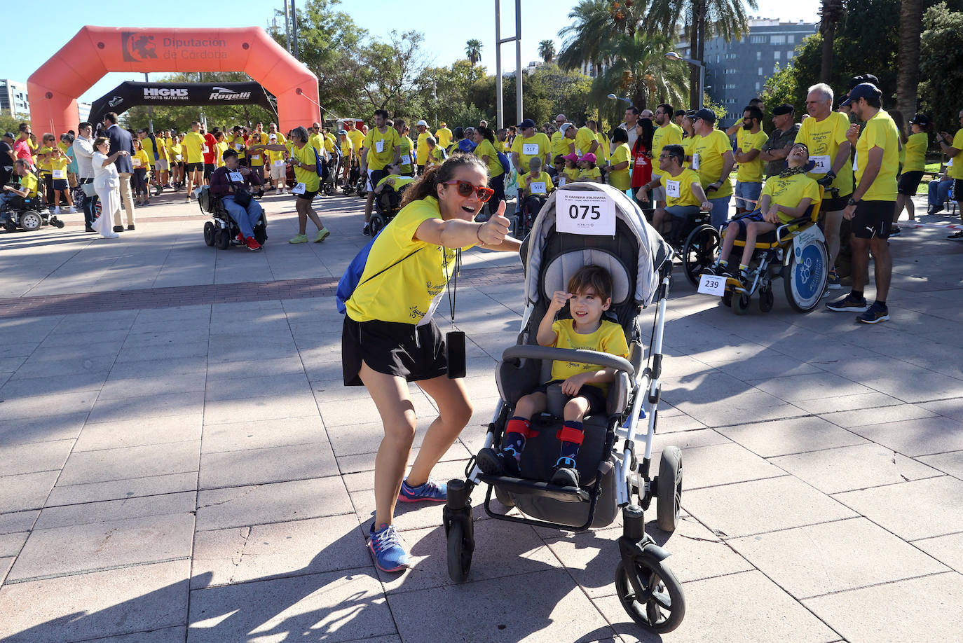 En imágenes, la solidaria carrera de la Asociación Cordobesa de Parálisis Cerebral