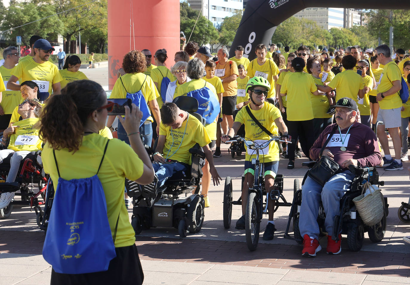 En imágenes, la solidaria carrera de la Asociación Cordobesa de Parálisis Cerebral